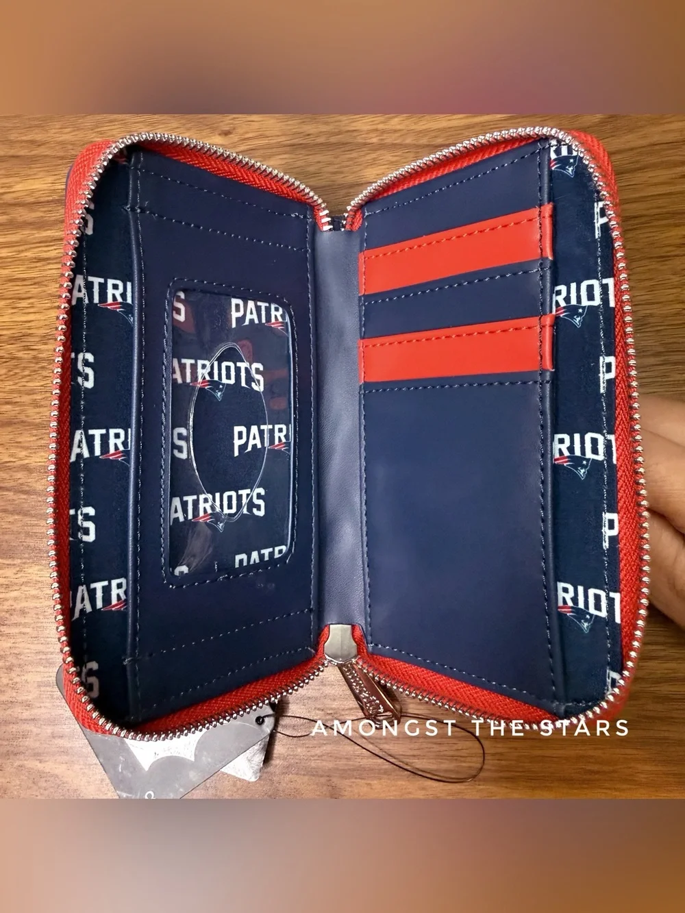 Loungefly NFL New England Patriots Full Zip Around Wallet